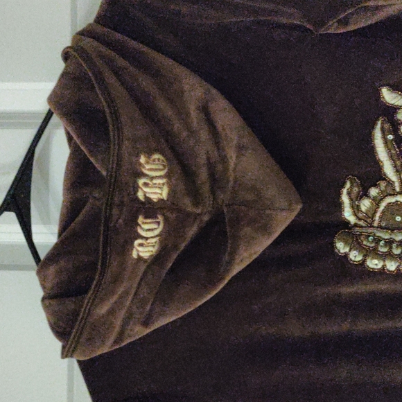 BCBG DOUBLE ZIPPERED EMBROIDERED🌺 SOFT JACKET - Picture 7 of 9